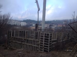 Строительство дома в Кореизе фото строительства дома